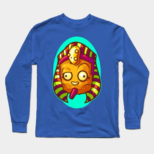 King Tater Tut Long Sleeve T-Shirt by ArtisticDyslexia